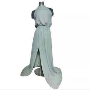 Show Me Your Mumu Heather Halter Dress Mint Green Size Small